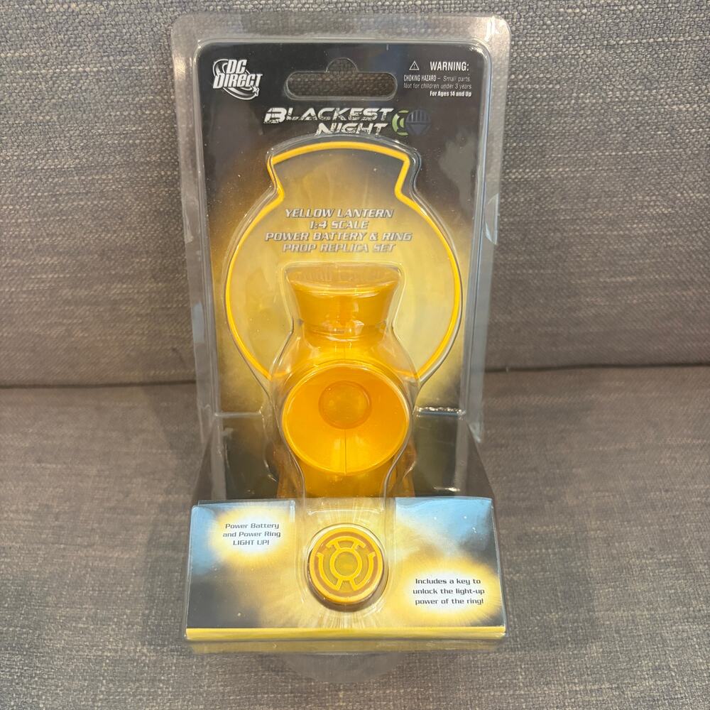 Yellow Lantern DC Comics Blackest Night 1:4 Scale Prop Replica NEW